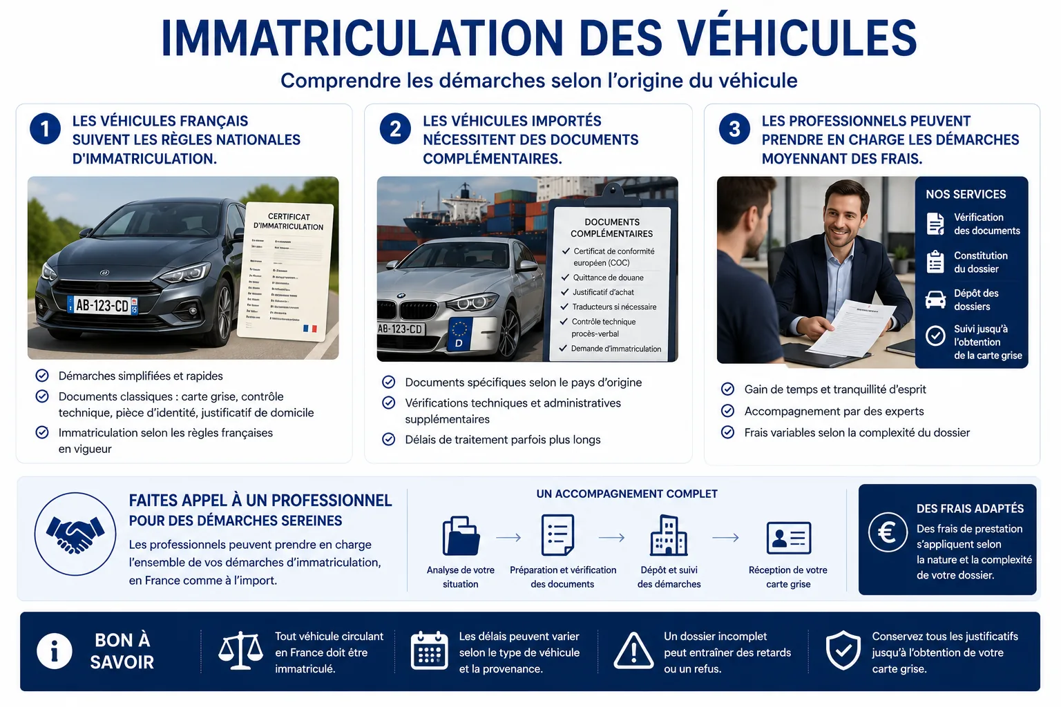 Immatriculation et carte grise