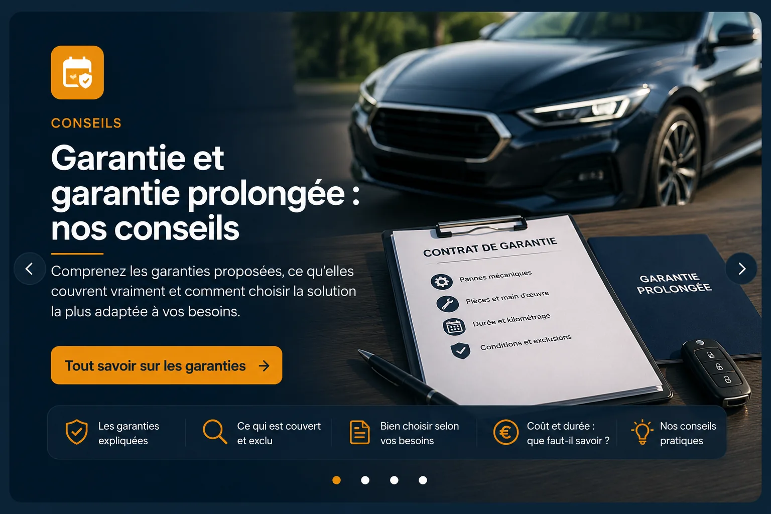 Garantie et garantie prolongée